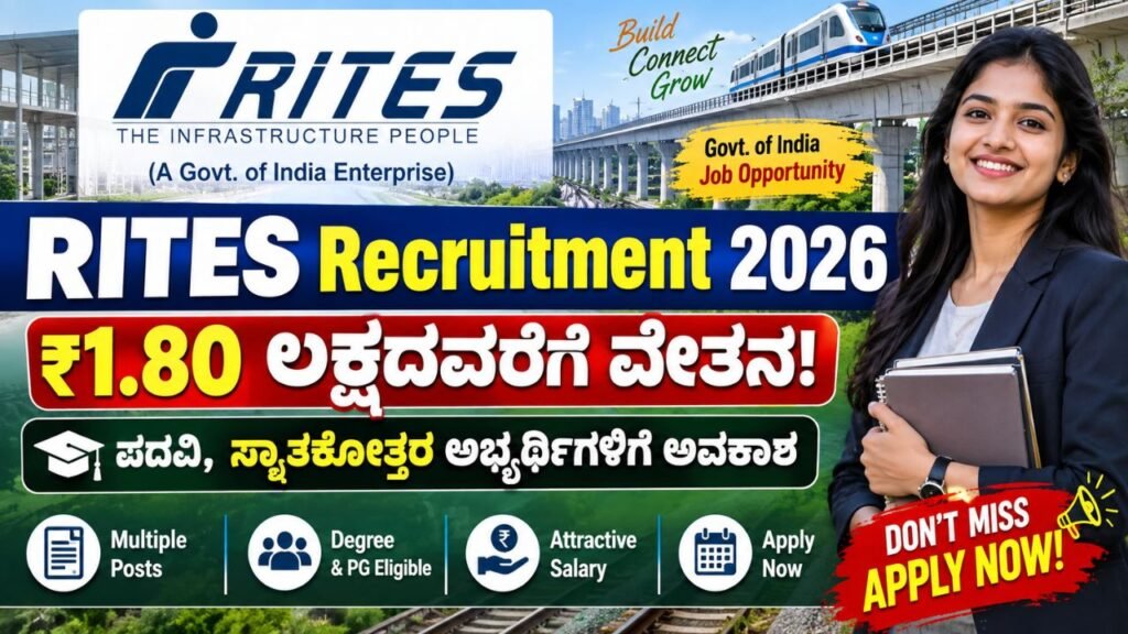 RITES Recruitment 2026